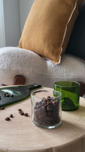 Lot de 4 tasses à café QdeBouteilles