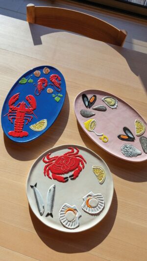 Assiette crabe KLEVERING