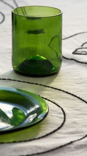 Lot de 4 verres Débattre Q de bouteilles